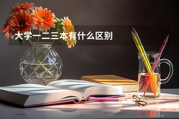 大学一二三本有什么区别