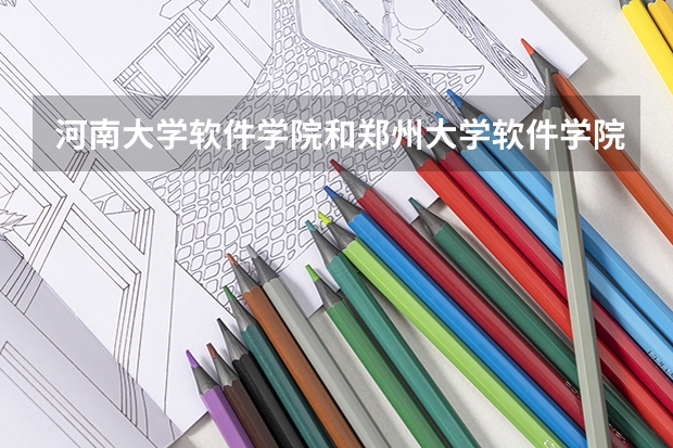 河南大学软件学院和郑州大学软件学院哪个好，都是新升的二本学院