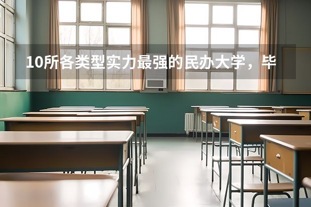 10所各类型实力最强的民办大学，毕业生就业率高，不比公办大学差 国内二本师范类大学排名