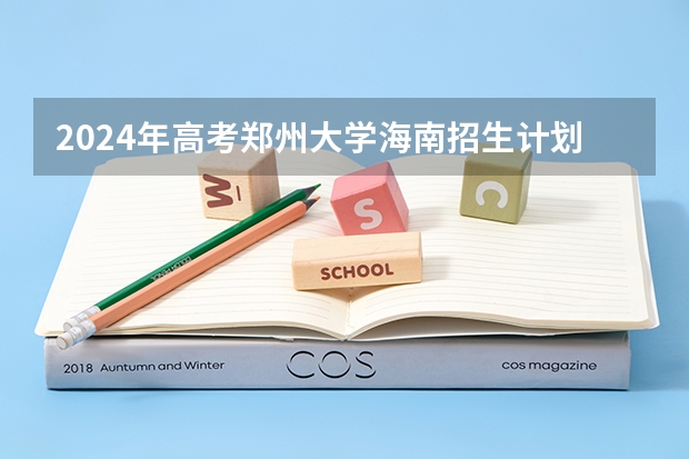 2024年高考郑州大学海南招生计划 招生人数