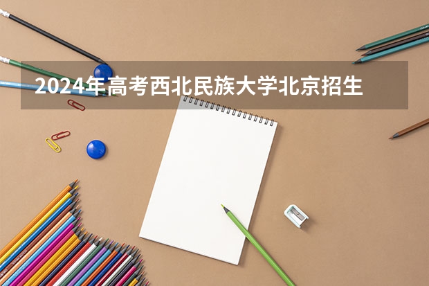 2024年高考西北民族大学北京招生计划 招生人数