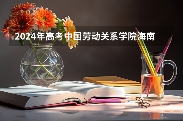 2024年高考中国劳动关系学院海南招生计划 招生人数