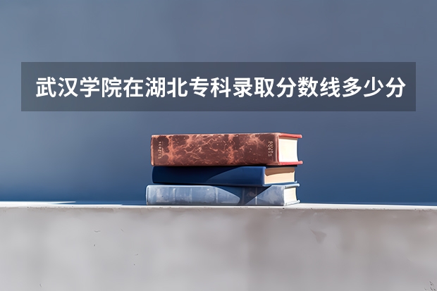 武汉学院在湖北专科录取分数线多少分啊？