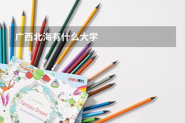 广西北海有什么大学
