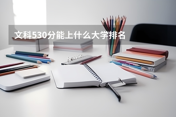 文科530分能上什么大学排名