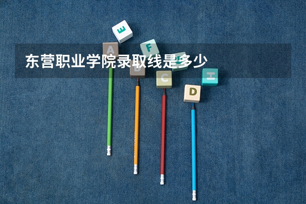东营职业学院录取线是多少