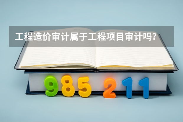 工程造价审计属于工程项目审计吗？