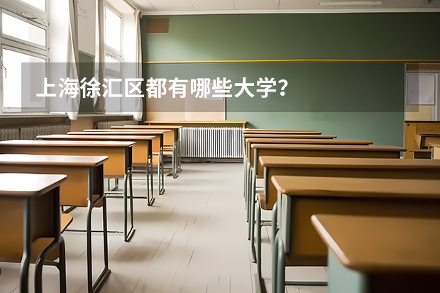 上海徐汇区都有哪些大学？
