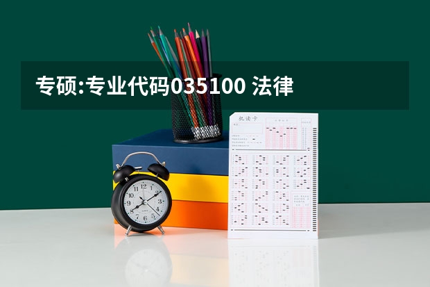 专硕:专业代码035100 法律 和专业代码 035102 法律(法学)有什么区别?