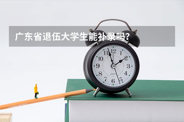 广东省退伍大学生能补录吗？