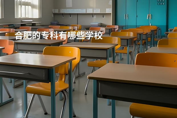 合肥的专科有哪些学校