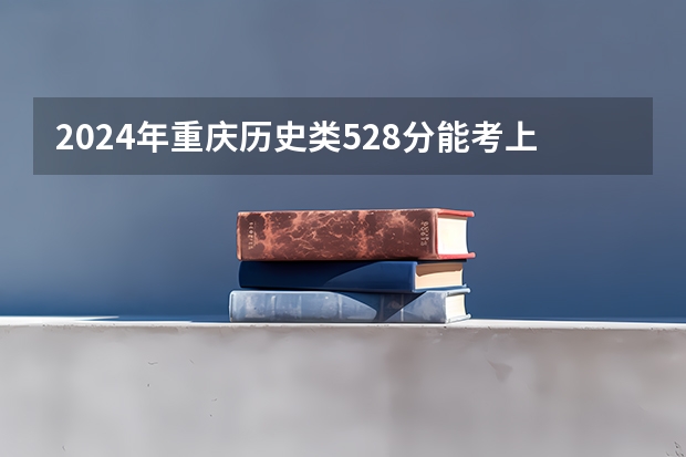 2024年重庆历史类528分能考上什么大学？