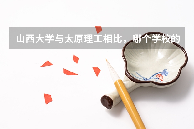 山西大学与太原理工相比，哪个学校的录取分数线更高？