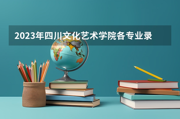 2023年四川文化艺术学院各专业录取分数线是多少啊？