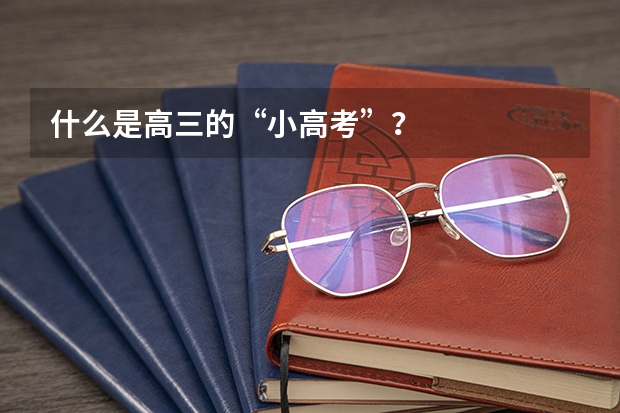 什么是高三的“小高考”？