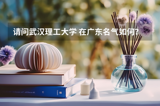 请问武汉理工大学 在广东名气如何？