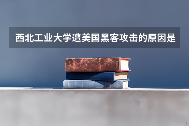 西北工业大学遭美国黑客攻击的原因是什么?