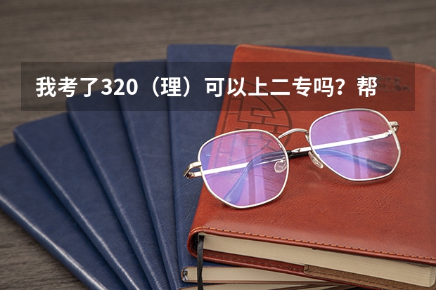 我考了320（理）可以上二专吗？帮我说几个学校好吗