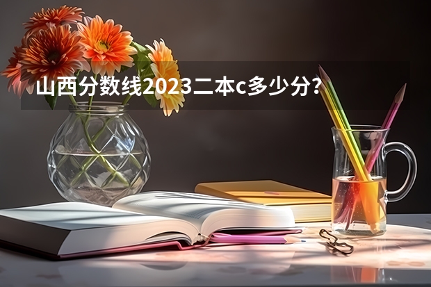 山西分数线2023二本c多少分？