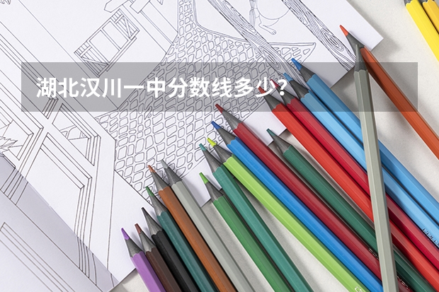 湖北汉川一中分数线多少？