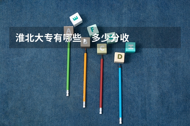 淮北大专有哪些，多少分收