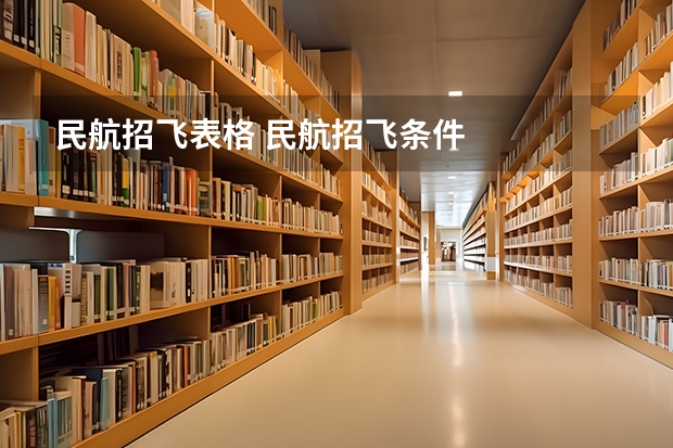 民航招飞表格 民航招飞条件