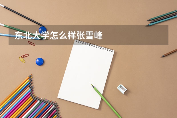 东北大学怎么样张雪峰