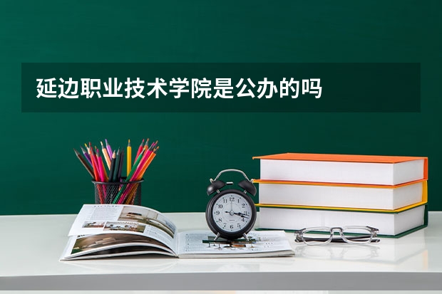 延边职业技术学院是公办的吗