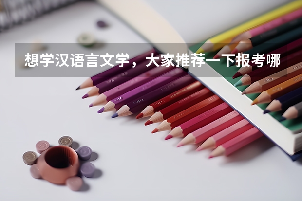 想学汉语言文学，大家推荐一下报考哪所学校好呢？