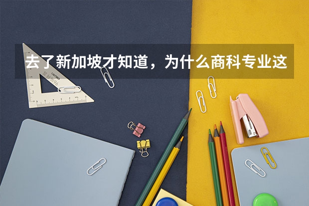 去了新加坡才知道，为什么商科专业这么厉害