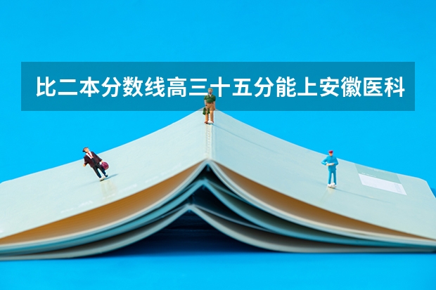 比二本分数线高三十五分能上安徽医科大学吗？