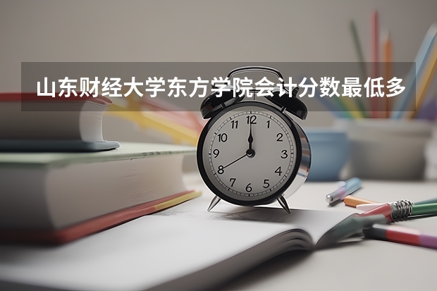 山东财经大学东方学院会计分数最低多少