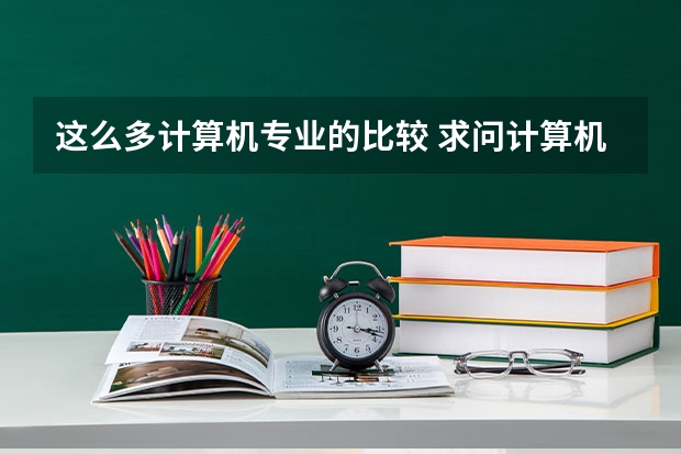 这么多计算机专业的比较 求问计算机专业的分类及学校排名