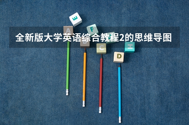 全新版大学英语综合教程2的思维导图如何画？