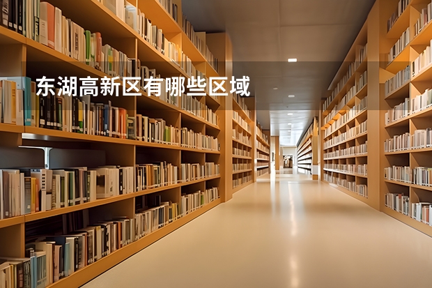 东湖高新区有哪些区域