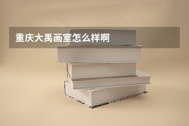 重庆大禹画室怎么样啊