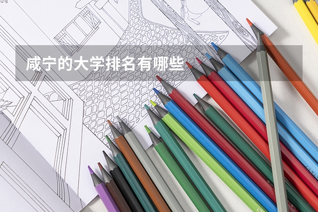 咸宁的大学排名有哪些