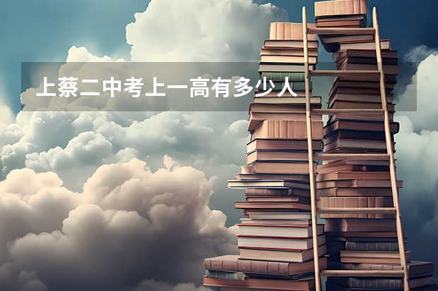 上蔡二中考上一高有多少人
