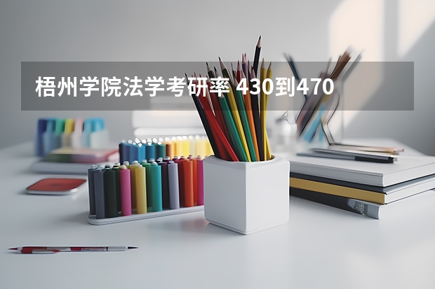 梧州学院法学考研率 430到470二本公办大学