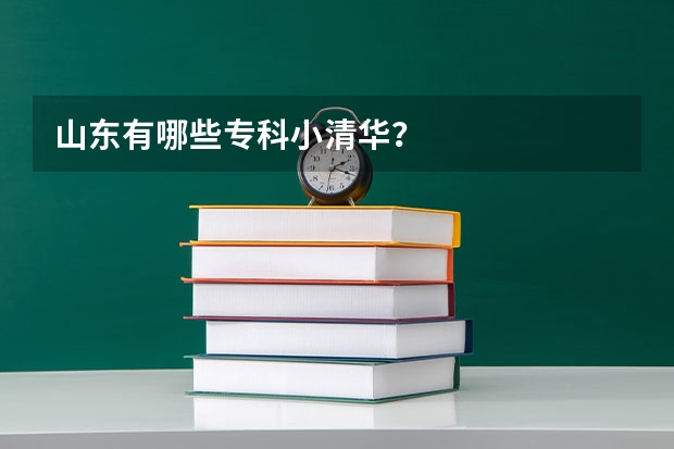 山东有哪些专科小清华？