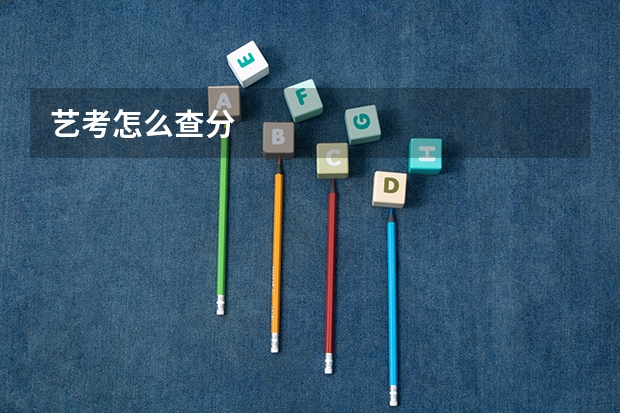 艺考怎么查分