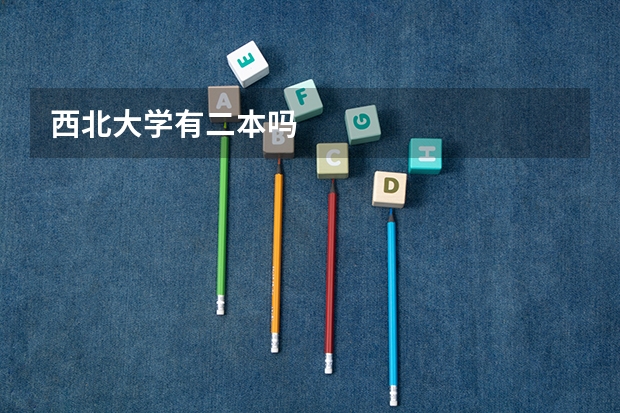 西北大学有二本吗