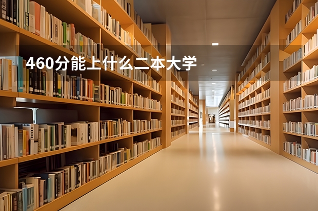 460分能上什么二本大学
