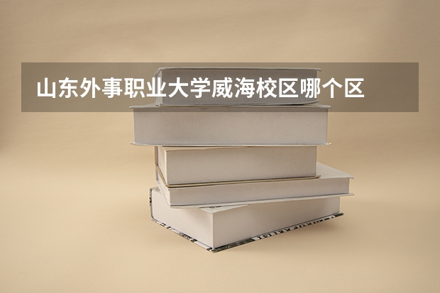 山东外事职业大学威海校区哪个区