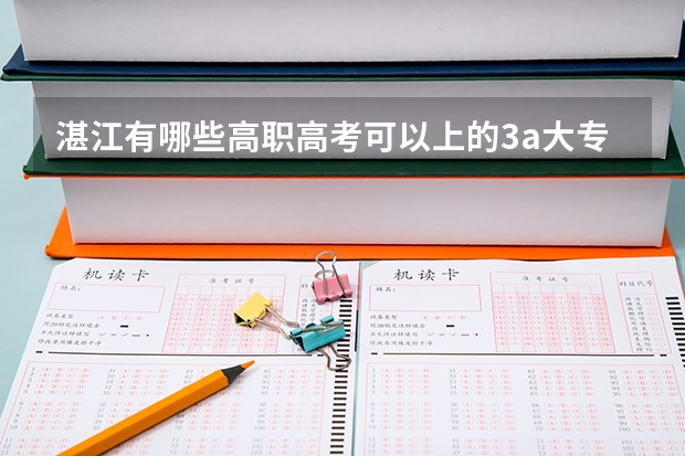 湛江有哪些高职高考可以上的3a大专
