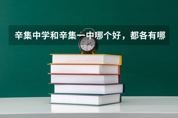 辛集中学和辛集一中哪个好，都各有哪些优缺点