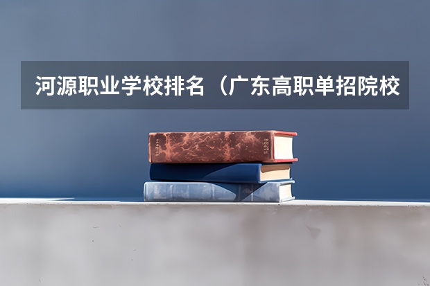河源职业学校排名（广东高职单招院校名单及院校排名榜）