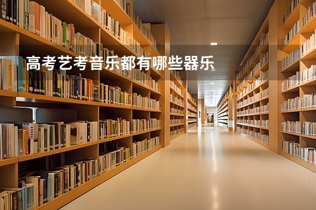 高考艺考音乐都有哪些器乐