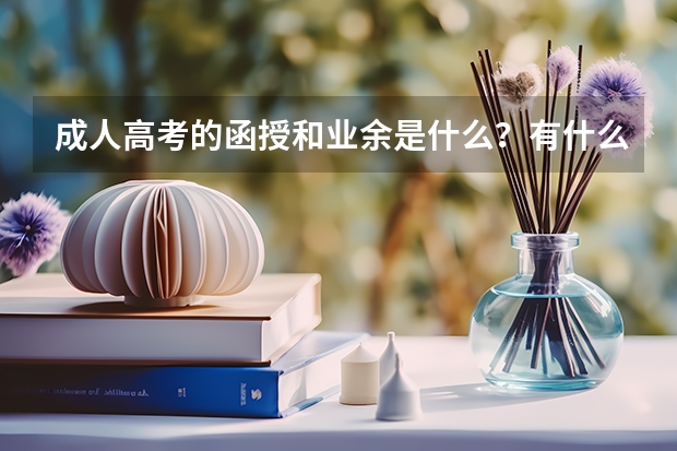 成人高考的函授和业余是什么?有什么区别