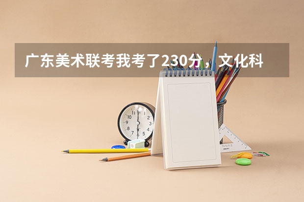 广东美术联考我考了230分，文化科有信心上400分以上，是不是也可以直接被本A学校录取？ 河北美术分260文化380能上的大学
